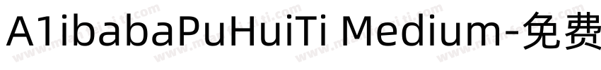 A1ibabaPuHuiTi Medium字体转换